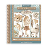 Stamperia White Christmas Rub-On 20,5x23cm Assortment (6pcs) by Cristina Radovan (DFLRBXG13)