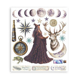 Stamperia Cosmos Rub-On 20,5x23cm Assortment (6pcs) by Cristina Radovan (DFLRBXG14)