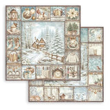 Stamperia White Christmas 12x12 Inch Paper Pack by Cristina Radovan (SBBL190) - Postage as per Actual