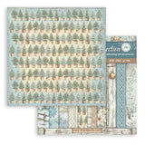 Stamperia White Christmas 12x12 Inch Paper Pack Maxi Background Selection by Cristina Radovan (SBBL191) - Postage as per Actual