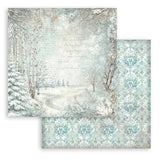 Stamperia White Christmas 12x12 Inch Paper Pack Maxi Background Selection by Cristina Radovan (SBBL191) - Postage as per Actual