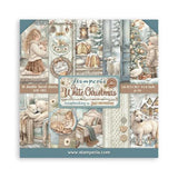 Stamperia White Christmas 8x8 Inch Paper Pack by Cristina Radovan (SBBS146)