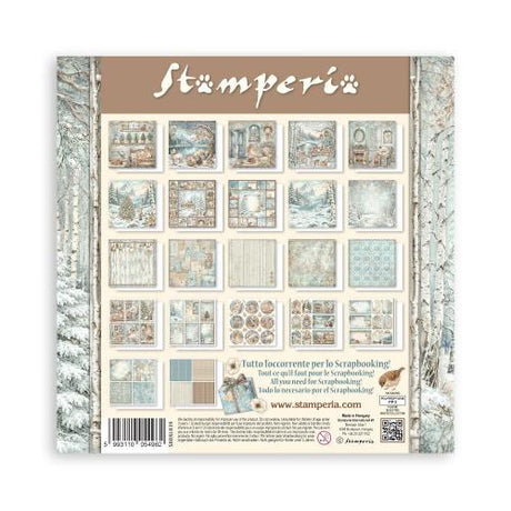 Stamperia White Christmas 12x12 Inch Paper Pack (Single Face) by Cristina Radovan (SBBXLB39) - Postage as per Actual