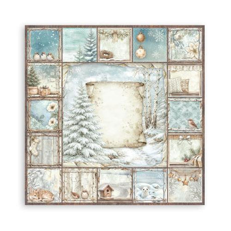 Stamperia White Christmas 12x12 Inch Paper Pack (Single Face) by Cristina Radovan (SBBXLB39) - Postage as per Actual
