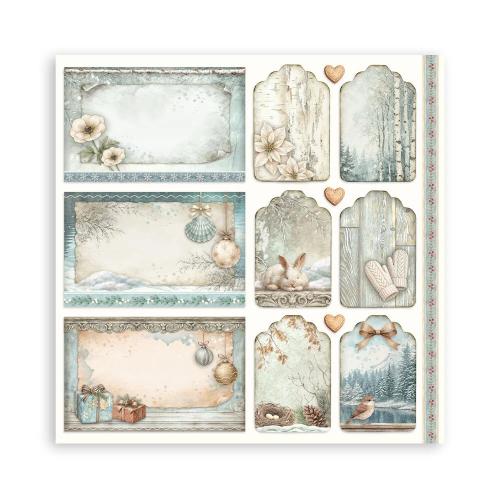 Stamperia White Christmas 12x12 Inch Paper Pack (Single Face) by Cristina Radovan (SBBXLB39) - Postage as per Actual