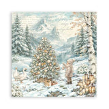 Stamperia White Christmas 8x8 Inch Paper Pack (Single Face) by Cristina Radovan (SBBSXB27)
