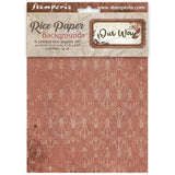 Stamperia Our Way A6 Rice Paper Backgrounds Selection (8pcs) (DFSAK6061)