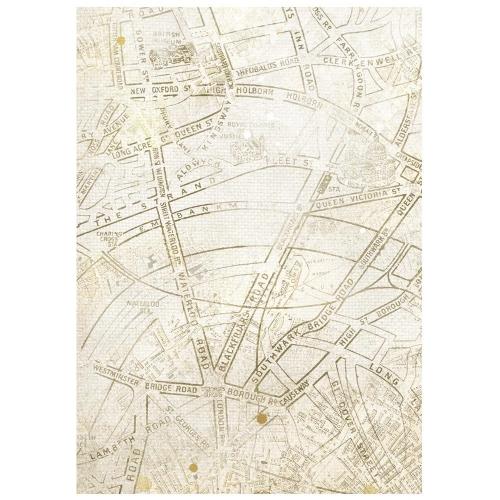 Stamperia Our Way A6 Rice Paper Backgrounds Selection (8pcs) (DFSAK6061)