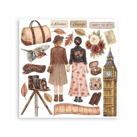 Stamperia Our Way Rub-On 15,5x15x5cm Assortment (6pcs) (DFLRBX23)