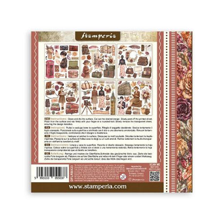 Stamperia Our Way Rub-On 15,5x15x5cm Assortment (6pcs) (DFLRBX23)