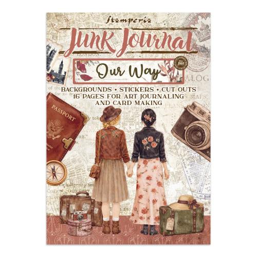 Stamperia Our Way Junk Journal Stickers, Backgrounds, Cut-Outs (SBJK30)