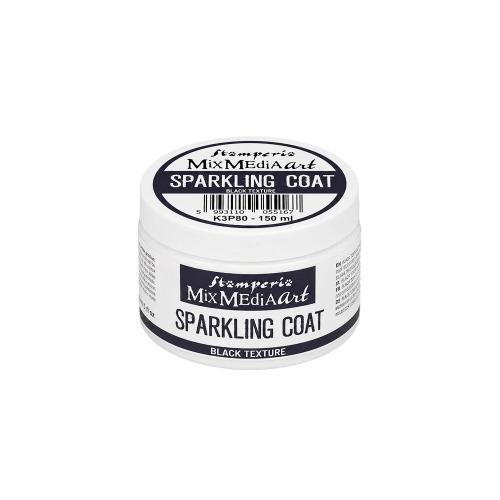 Stamperia Black Sparkling Coat 150ml (K3P80) - Postage as per Actual