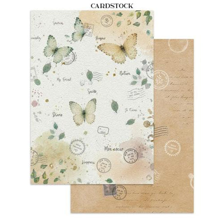 Stamperia Flowers and Poems Junk Journal Stickers, Backgrounds, Cut-Outs (SBJK31)