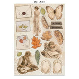 Stamperia Flowers and Poems Junk Journal Stickers, Backgrounds, Cut-Outs (SBJK31)