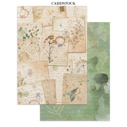 Stamperia Flowers and Poems Junk Journal Stickers, Backgrounds, Cut-Outs (SBJK31)