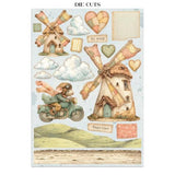 Stamperia Cozy Family Junk Journal Stickers, Backgrounds, Cut-Outs (SBJK32)