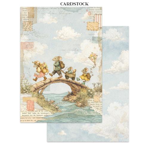 Stamperia Cozy Family Junk Journal Stickers, Backgrounds, Cut-Outs (SBJK32)