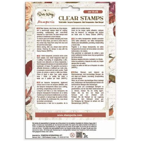 Stamperia Our Way Clear Stamps (WTK249)