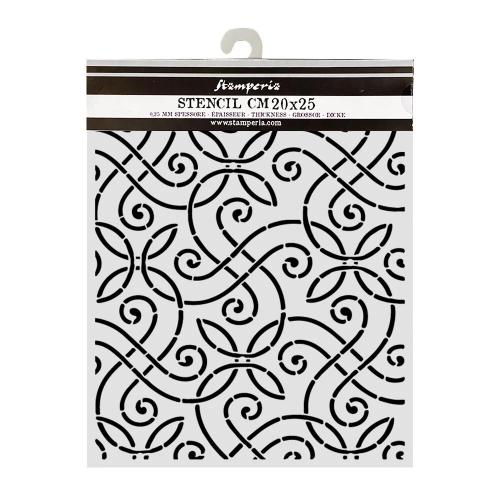 Stamperia Our Way Thick Stencils 20x25cm Artistic Pattern (KSTD224)