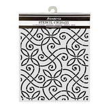 Stamperia Our Way Thick Stencils 20x25cm Artistic Pattern (KSTD224)