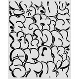 Stamperia Furry Friends 2 Thick Stencils 20x25cm Pop Art Pattern by Antonis Tzanidakis (KSTD227)