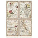 Stamperia Flowers and Poems A4 Rice Paper Selection (6pcs) (DFSA4XFP)
