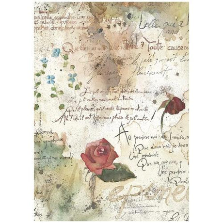 Stamperia Flowers and Poems A4 Rice Paper Selection (6pcs) (DFSA4XFP)