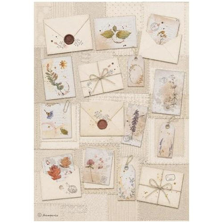 Stamperia Flowers and Poems A4 Rice Paper Selection (6pcs) (DFSA4XFP)