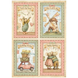Stamperia Cozy Family A4 Rice Paper Selection (6pcs) (DFSA4XCF)
