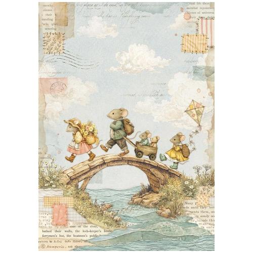 Stamperia Cozy Family A4 Rice Paper Selection (6pcs) (DFSA4XCF)