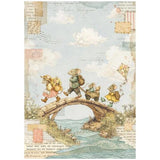 Stamperia Cozy Family A4 Rice Paper Selection (6pcs) (DFSA4XCF)