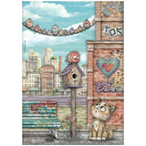 Stamperia Furry Friends 2 A4 Rice Paper Selection (6pcs) by Antonis Tzanidakis (DFSA4XAF)