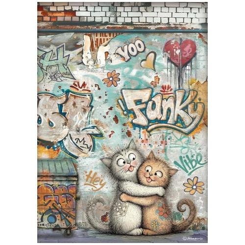Stamperia Furry Friends 2 A4 Rice Paper Selection (6pcs) by Antonis Tzanidakis (DFSA4XAF)