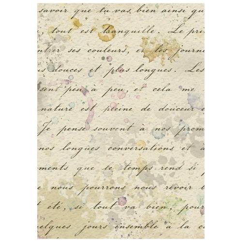 Stamperia Flowers and Poems A6 Rice Paper Backgrounds Selection (8pcs) (DFSAK6062)
