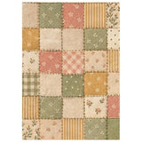 Stamperia Cozy Family A6 Rice Paper Backgrounds Selection (8pcs) (DFSAK6063)