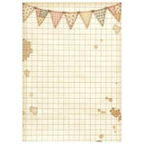 Stamperia Cozy Family A6 Rice Paper Backgrounds Selection (8pcs) (DFSAK6063)