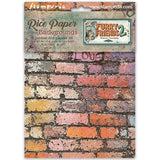 Stamperia Furry Friends 2 A6 Rice Paper Backgrounds Selection (8pcs) by Antonis Tzanidakis (DFSAK6064)