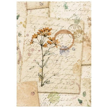 Stamperia Flowers and Poems A6 Mini Rice Paper Selection (8pcs) (DFSA6X13)