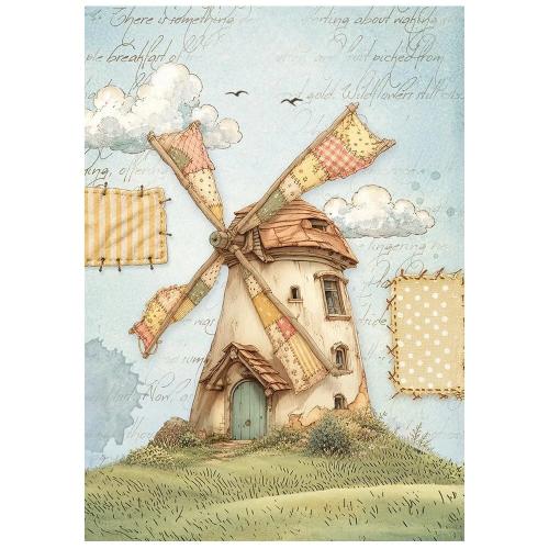 Stamperia Cozy Family A6 Mini Rice Paper Selection (8pcs) (DFSA6X14)