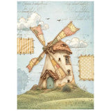 Stamperia Cozy Family A6 Mini Rice Paper Selection (8pcs) (DFSA6X14)