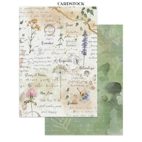 Stamperia Flowers and Poems Junk Journal A5 Focus Points (SBJKS10)