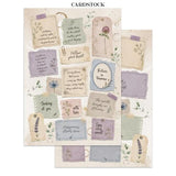 Stamperia Flowers and Poems Junk Journal A5 Focus Points (SBJKS10)