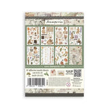 Stamperia Flowers and Poems A5 Washi Pad (8pcs) (SBW37)