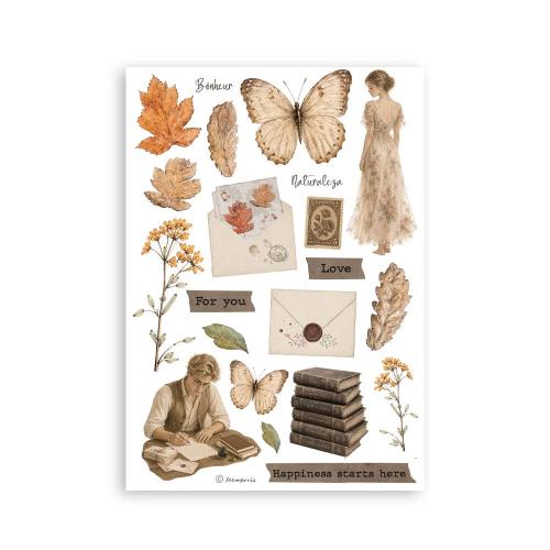Stamperia Flowers and Poems A5 Washi Pad (8pcs) (SBW37)