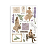 Stamperia Flowers and Poems A5 Washi Pad (8pcs) (SBW37)