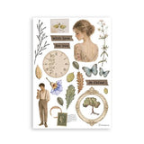 Stamperia Flowers and Poems A5 Washi Pad (8pcs) (SBW37)