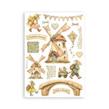 Stamperia Cozy Family A5 Washi Pad (8pcs) (SBW38)