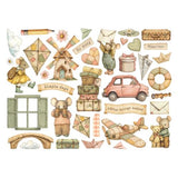Stamperia Cozy Family Die Cuts Assorted (DFLDC145)
