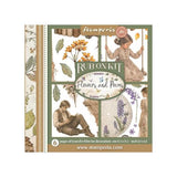 Stamperia Flowers and Poems Rub-On 15,5x15x5cm Assortment (6pcs) (DFLRBX24)
