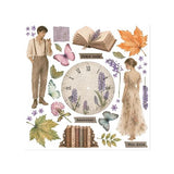 Stamperia Flowers and Poems Rub-On 15,5x15x5cm Assortment (6pcs) (DFLRBX24)